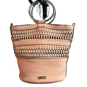 - Joes Jeans blush pink bucket bag